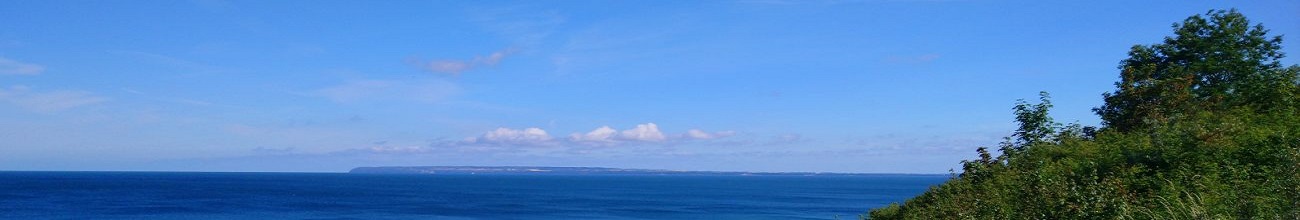 Blick von Kap Arkona auf Rügen